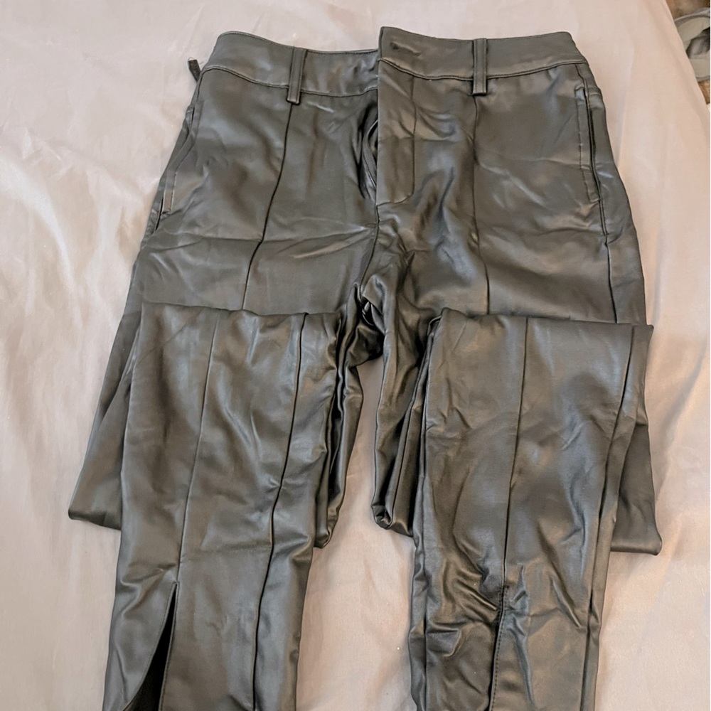 Black skinny Leather Pants